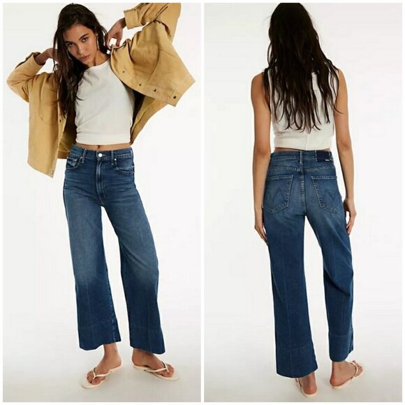 💕MOTHER SUPERIOR💕 The Maven Wide Hem Ankle Jeans ~ Rags To Riches 31 NWOT - Picture 10 of 16